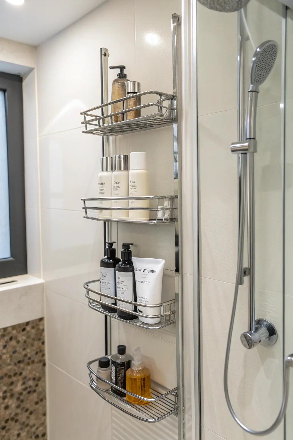 Effective arrangement through affixed mounts.