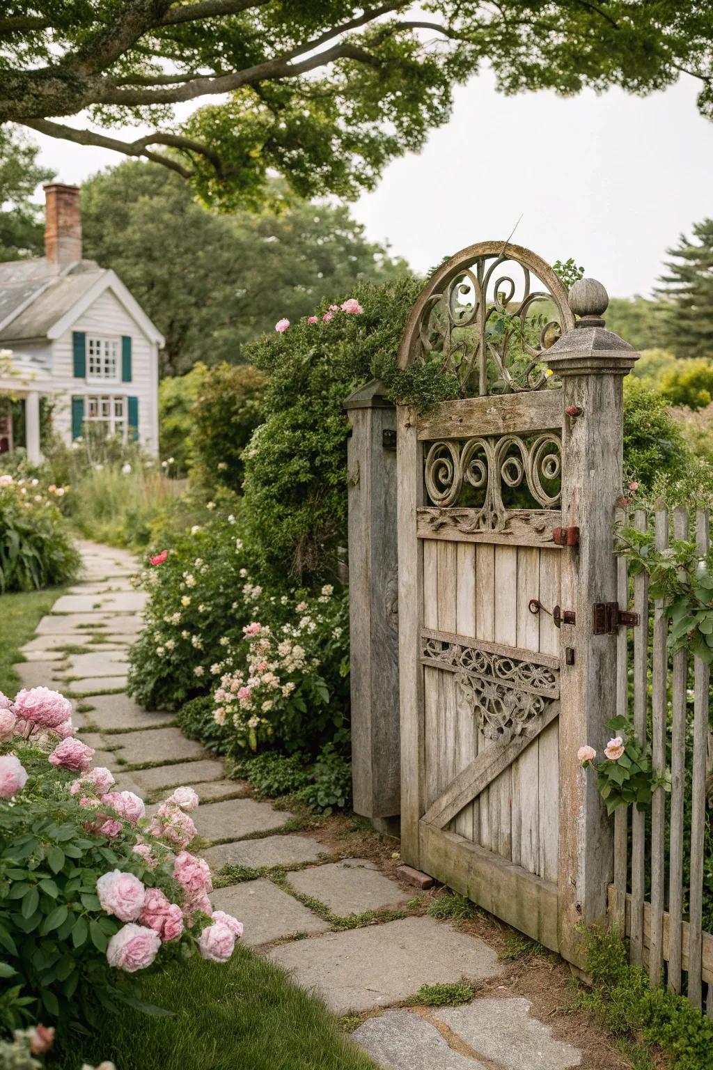 A classic entrance bestowing identity to the garden.