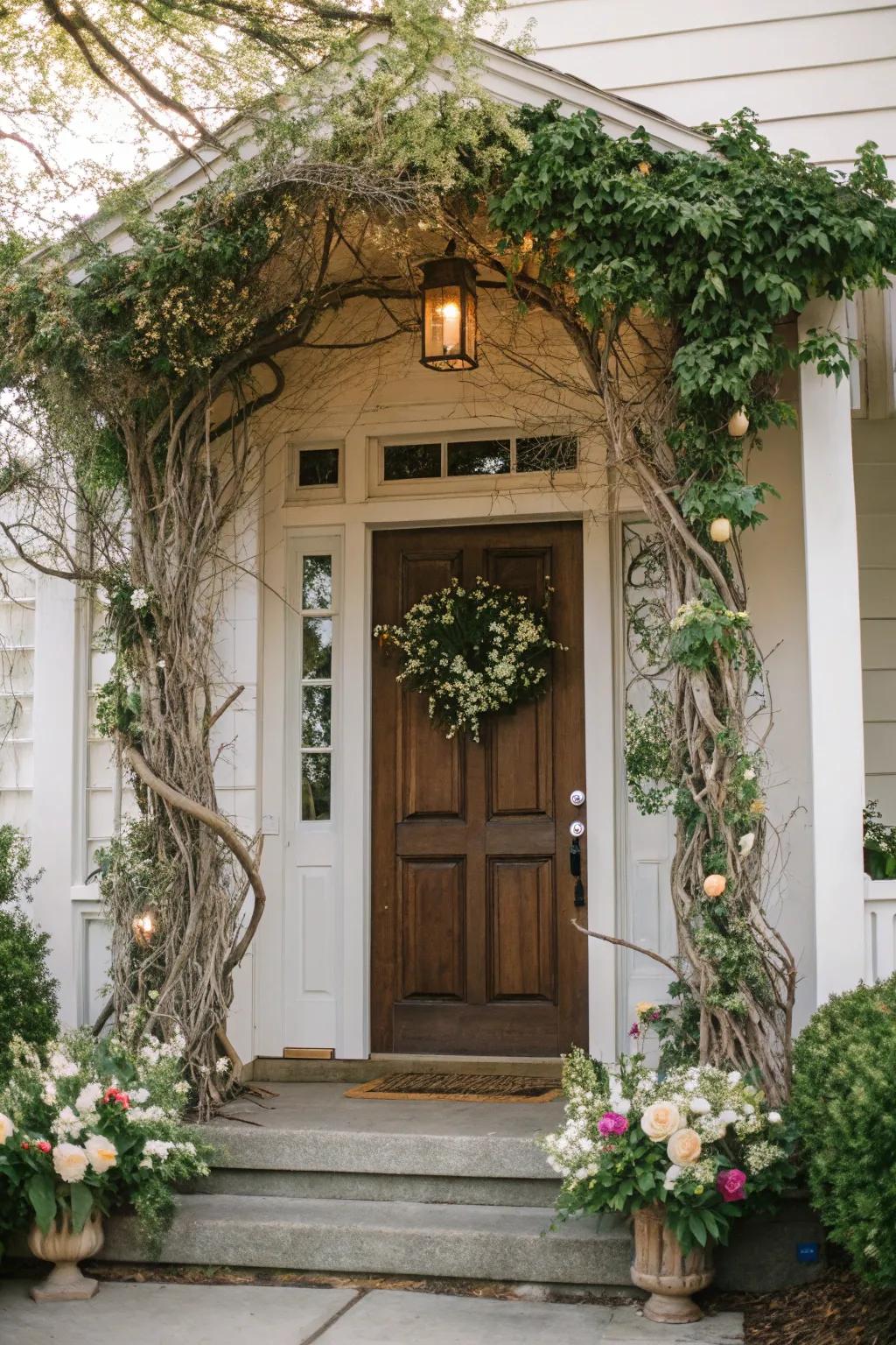 Artistic bare branch arrangements offer a refined, organic visual.