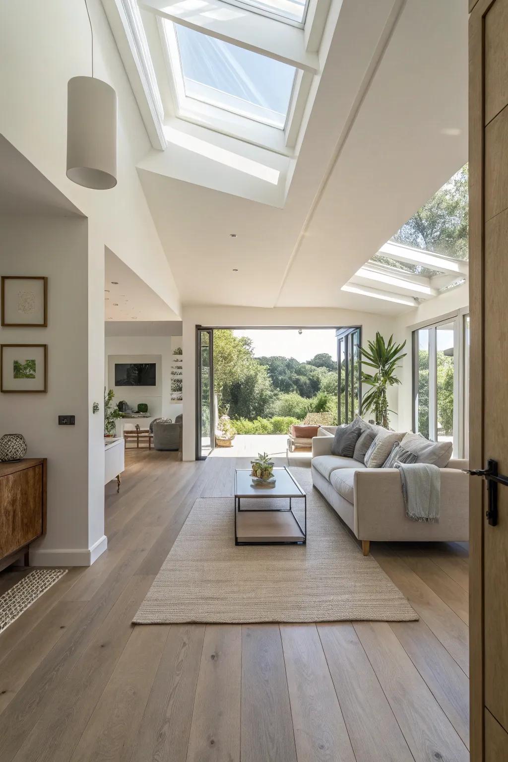 Open layouts amplify the feeling of spaciousness and freedom.