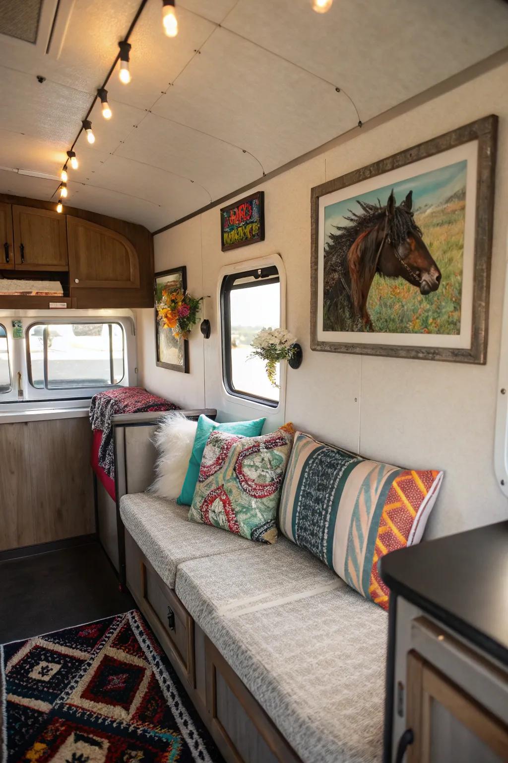 Custom additions make your trailer feel like home.