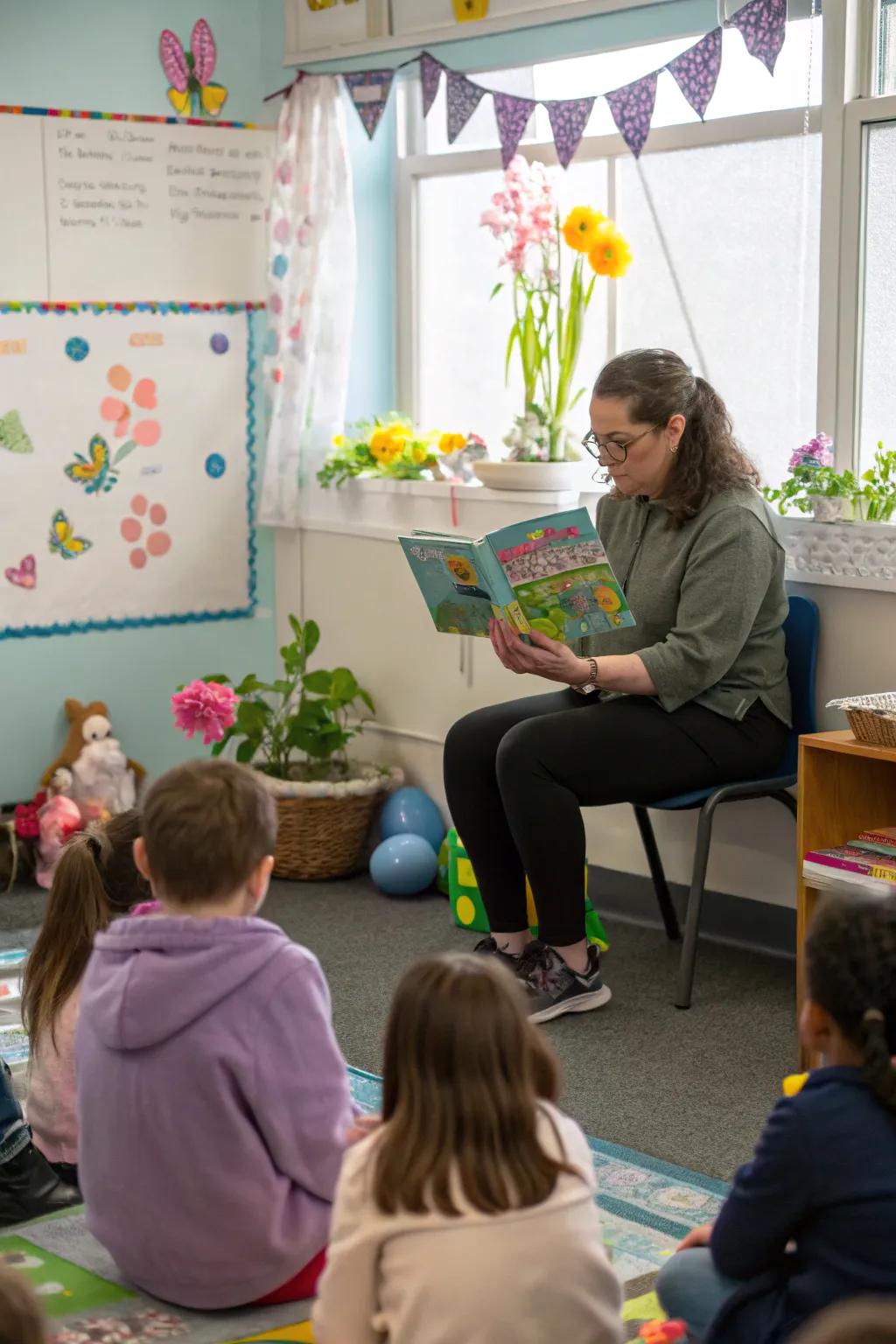 Engaging children using an engaging narrative session