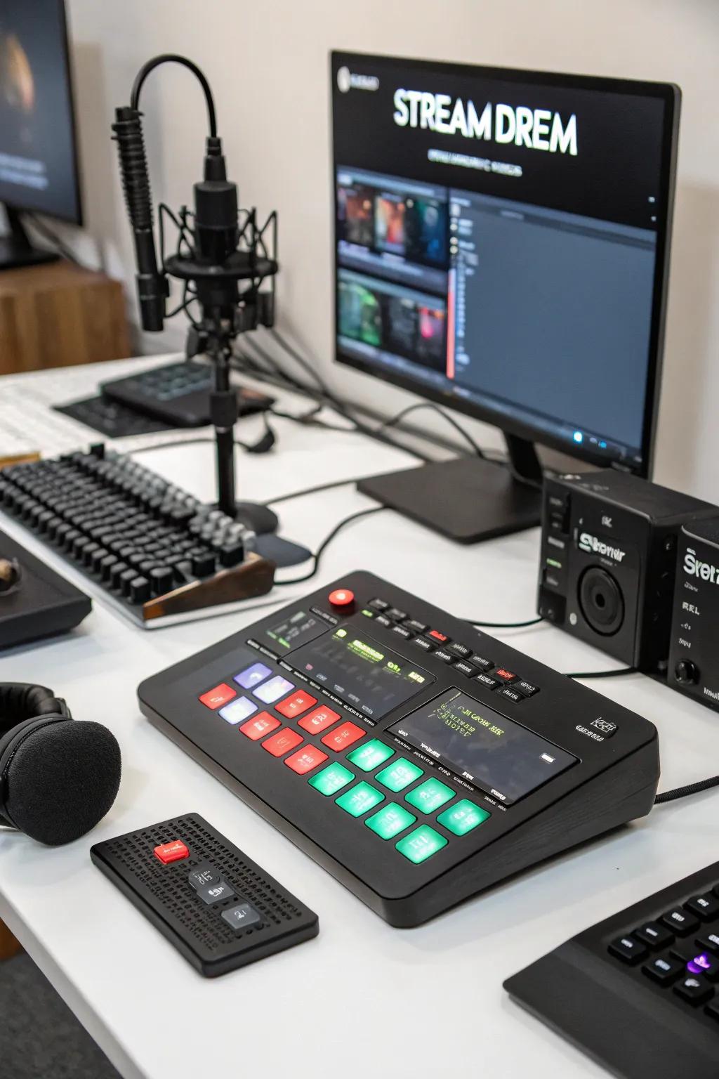 Gain full control over your stream with a streaming deck.