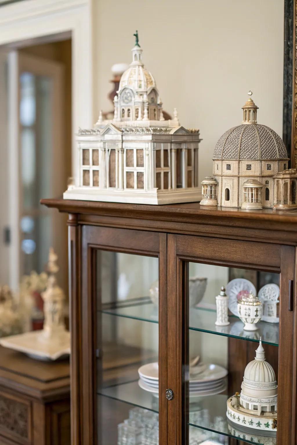 Architectural features contribute sophistication and interest.