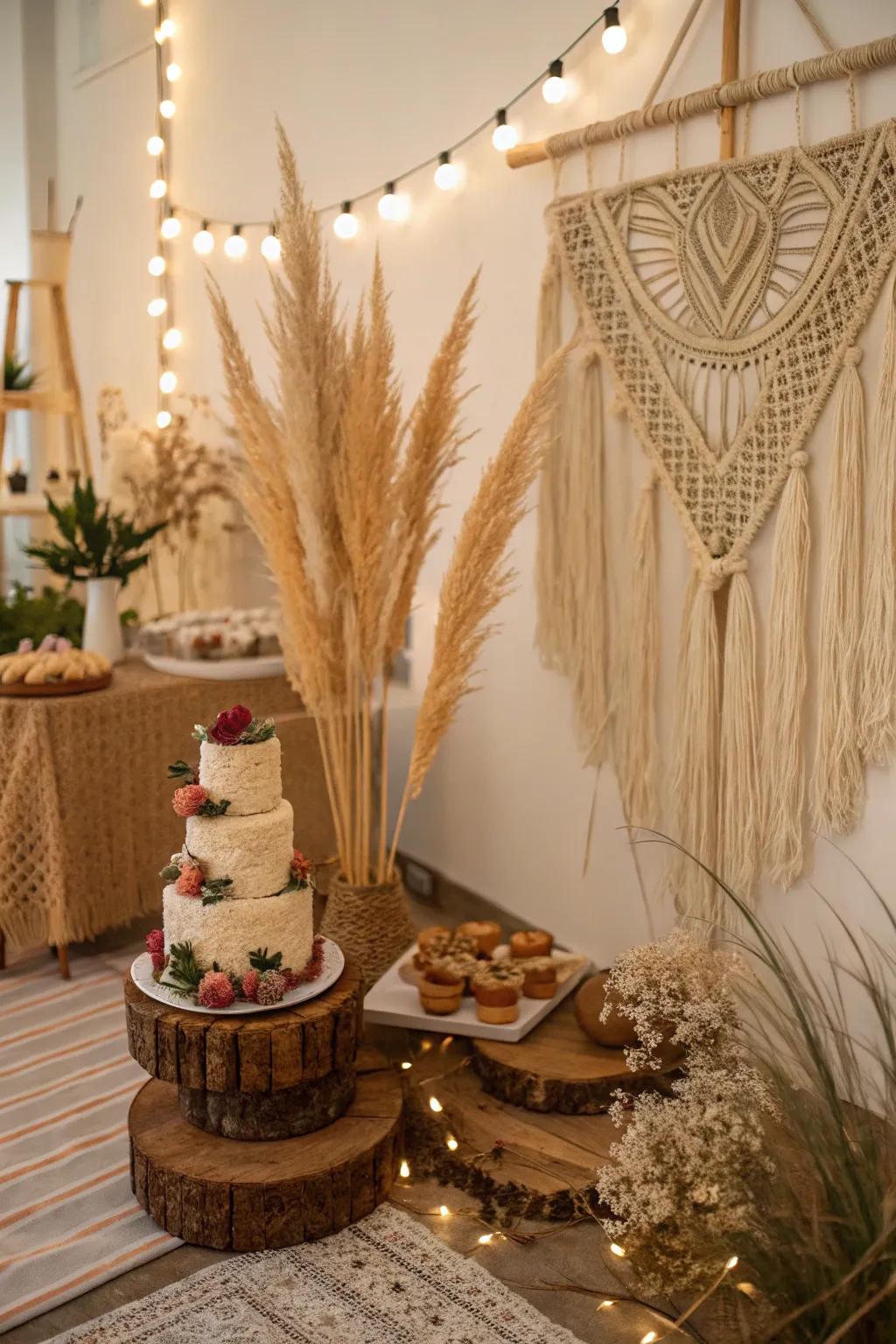 Embrace boho chic aesthetics with earthy elements and soft textiles.