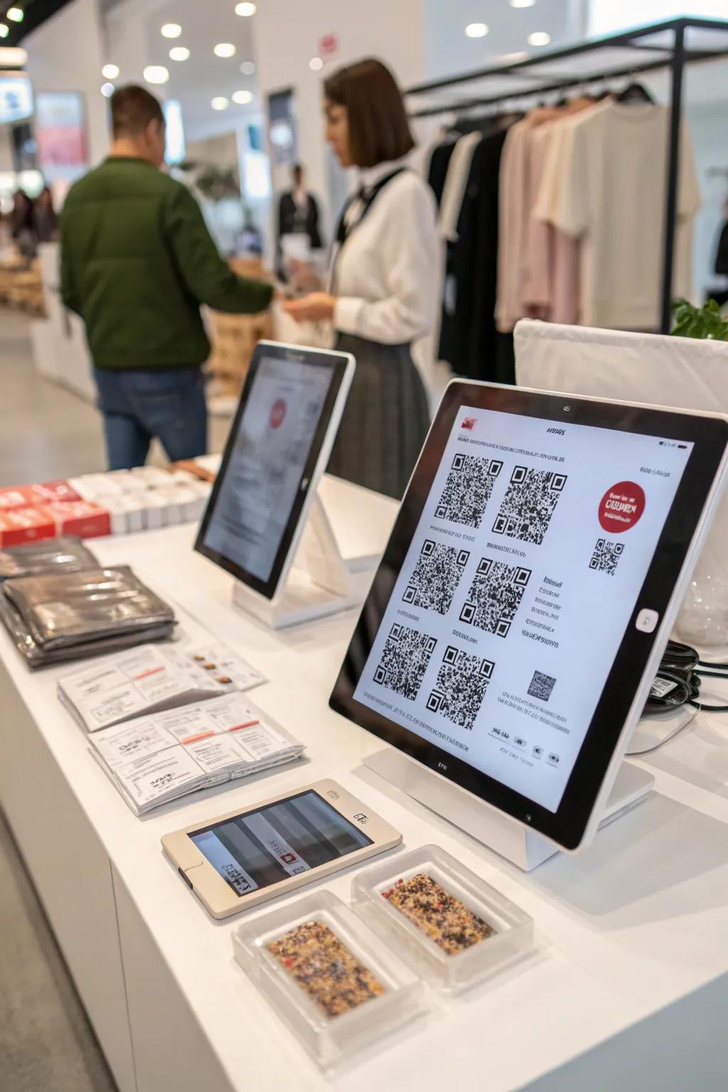 Incorporating technology offers a modern and engaging customer experience.