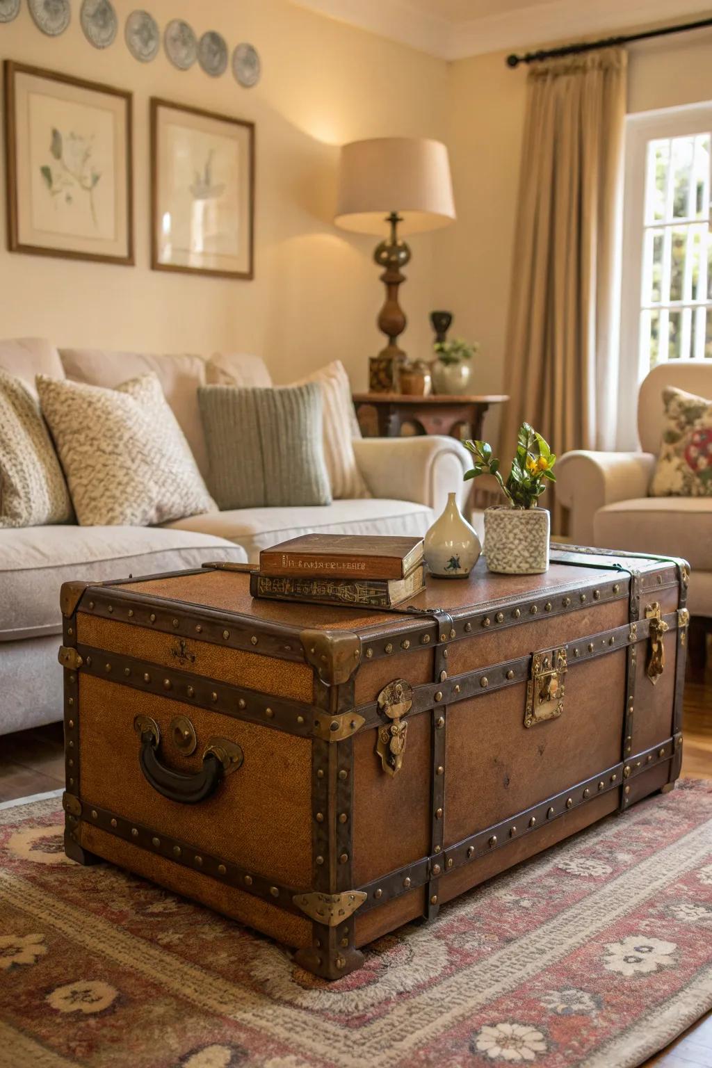 Period trunks combine style and storage.