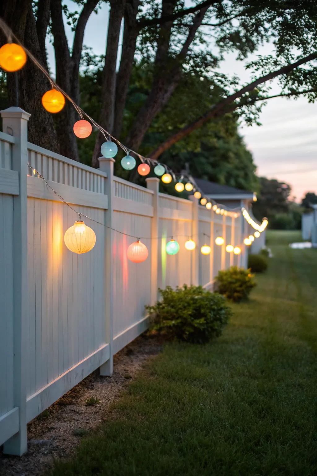 Dangling spheres incorporate a hint of whimsy to your open-air illumination.