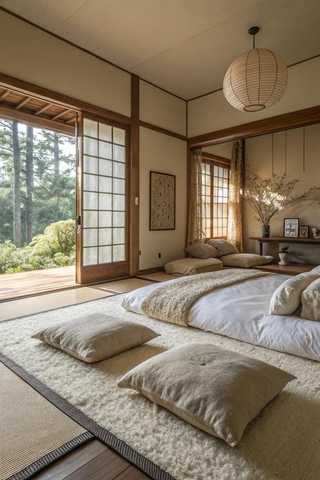 Textures introduce dimension and coziness to your retreat.