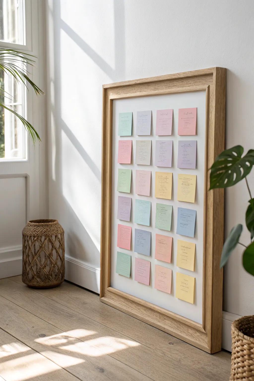 Preserve cherished scholastic memories in a minimalist manner intertwined with boho elegance.