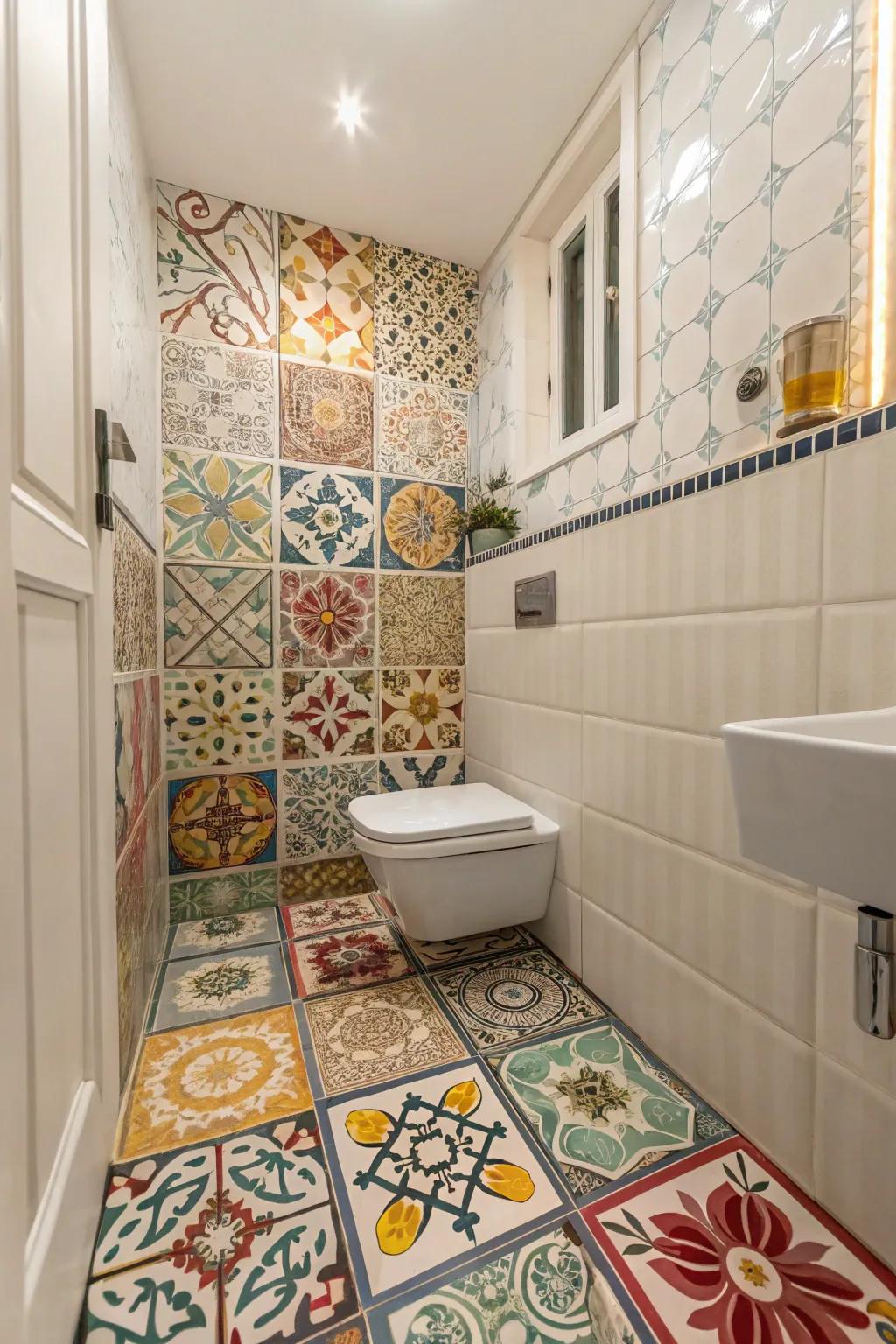 Innovative artistry adding character in addition to feel across bath designs.