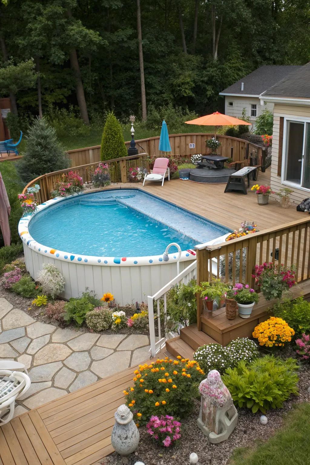 Explore distinctive deck arrangements for an inventive flourish.