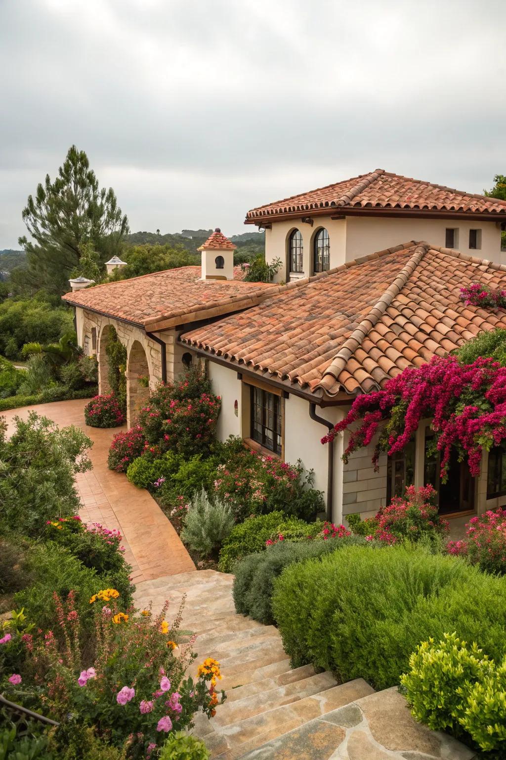 Terracotta panes introduce warmth and ageless beauty to any abode.