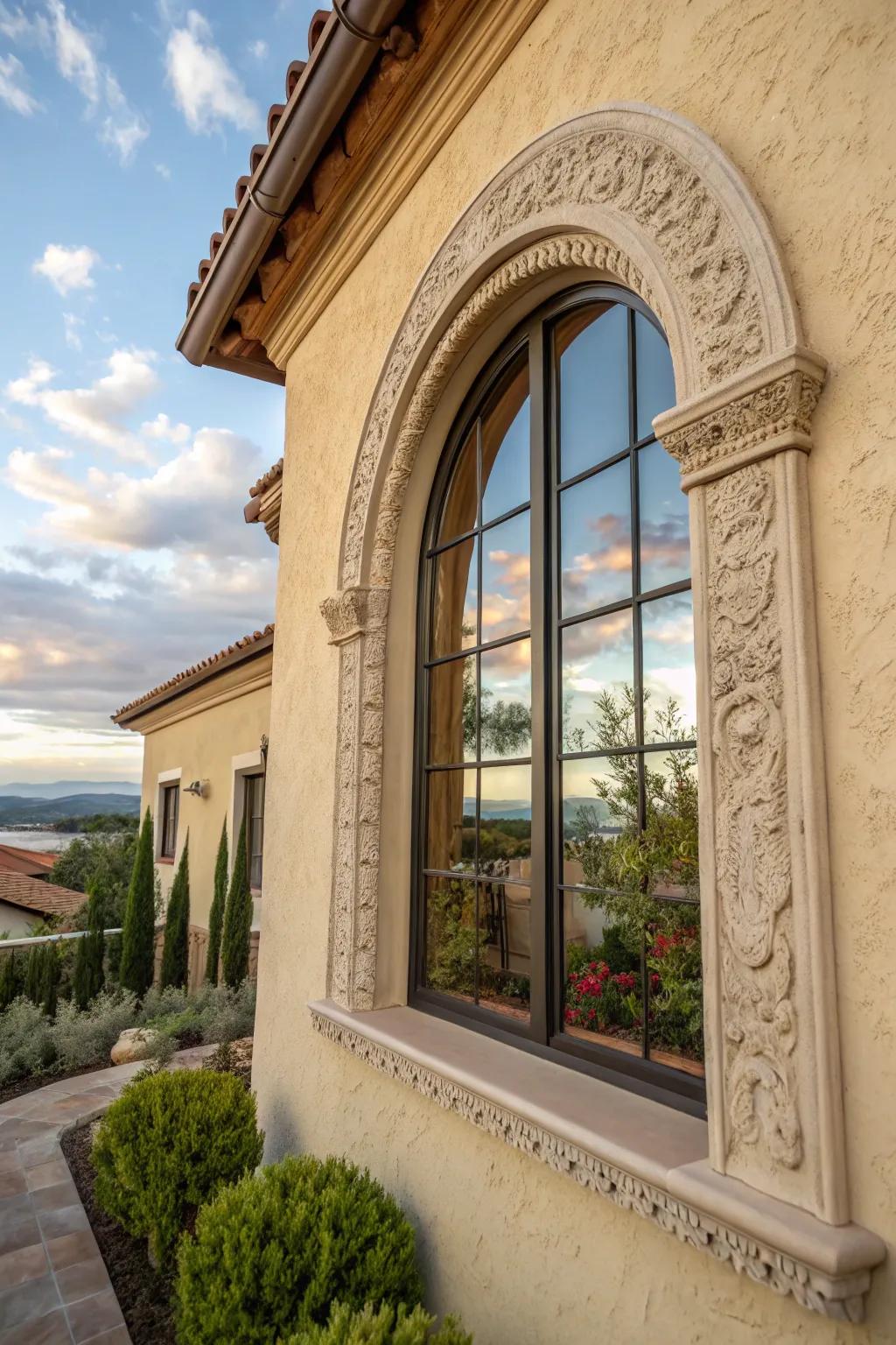 Render frames add texture and adaptability to your window design.