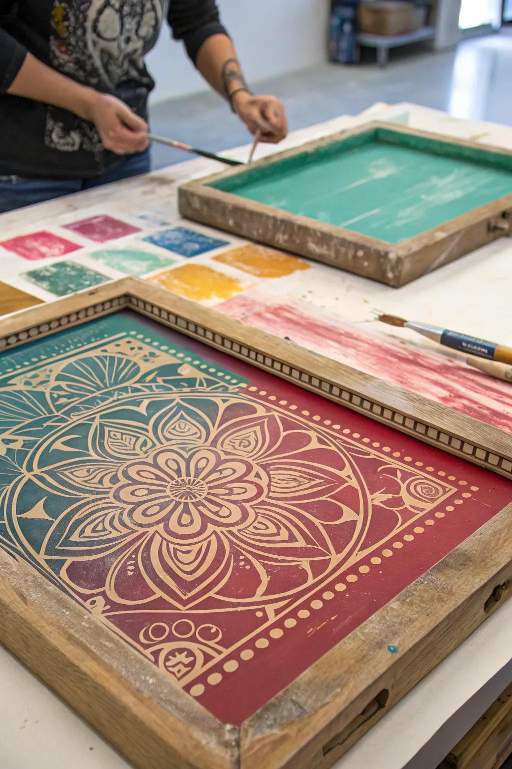 Unveil concealed hues via the sgraffito approach. <strong><em>Hidden colors revealed!</em></strong>” loading=”lazy” class=”pimg”>
	</picture><figcaption>Unveil concealed hues via the sgraffito approach. <strong><em>Hidden colors revealed!</em></strong></figcaption></figure>
<p>This method entails scratching through a top layer of paint to unveil the hue underneath. It’s a spirited means to infuse profundity and fascination into your art. <strong><em>Discover hidden depths!</em></strong></p>
<h3>These products might be useful:</h3>
<ul class=