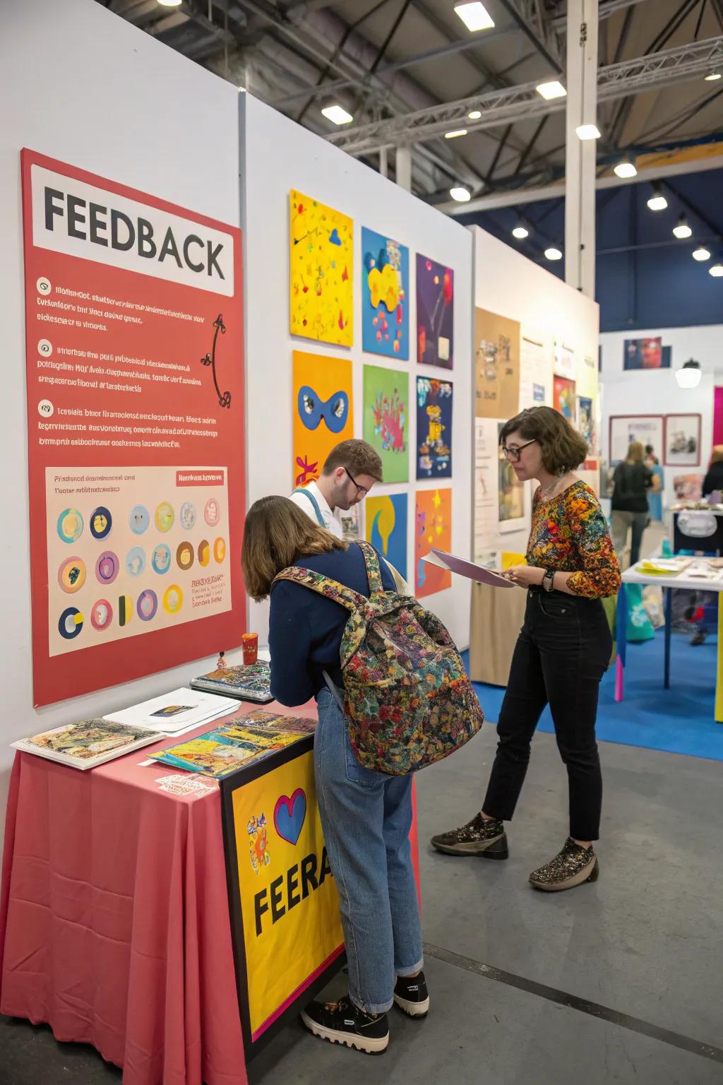 Interactive features invite visitor participation.