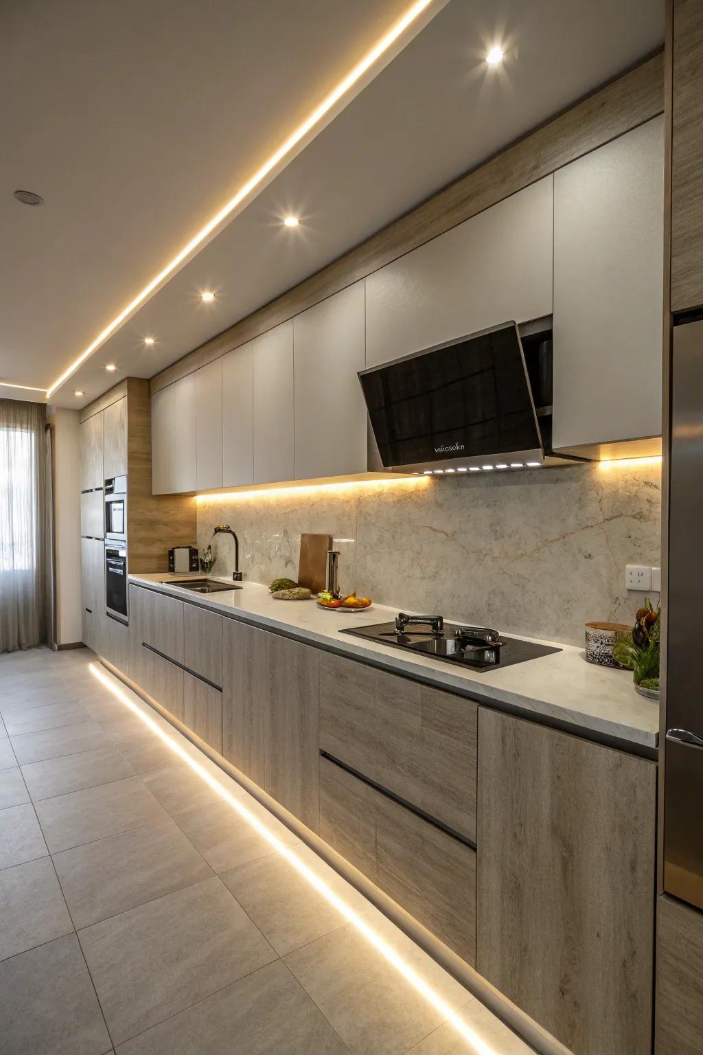 Brighten your area with LED side trims.