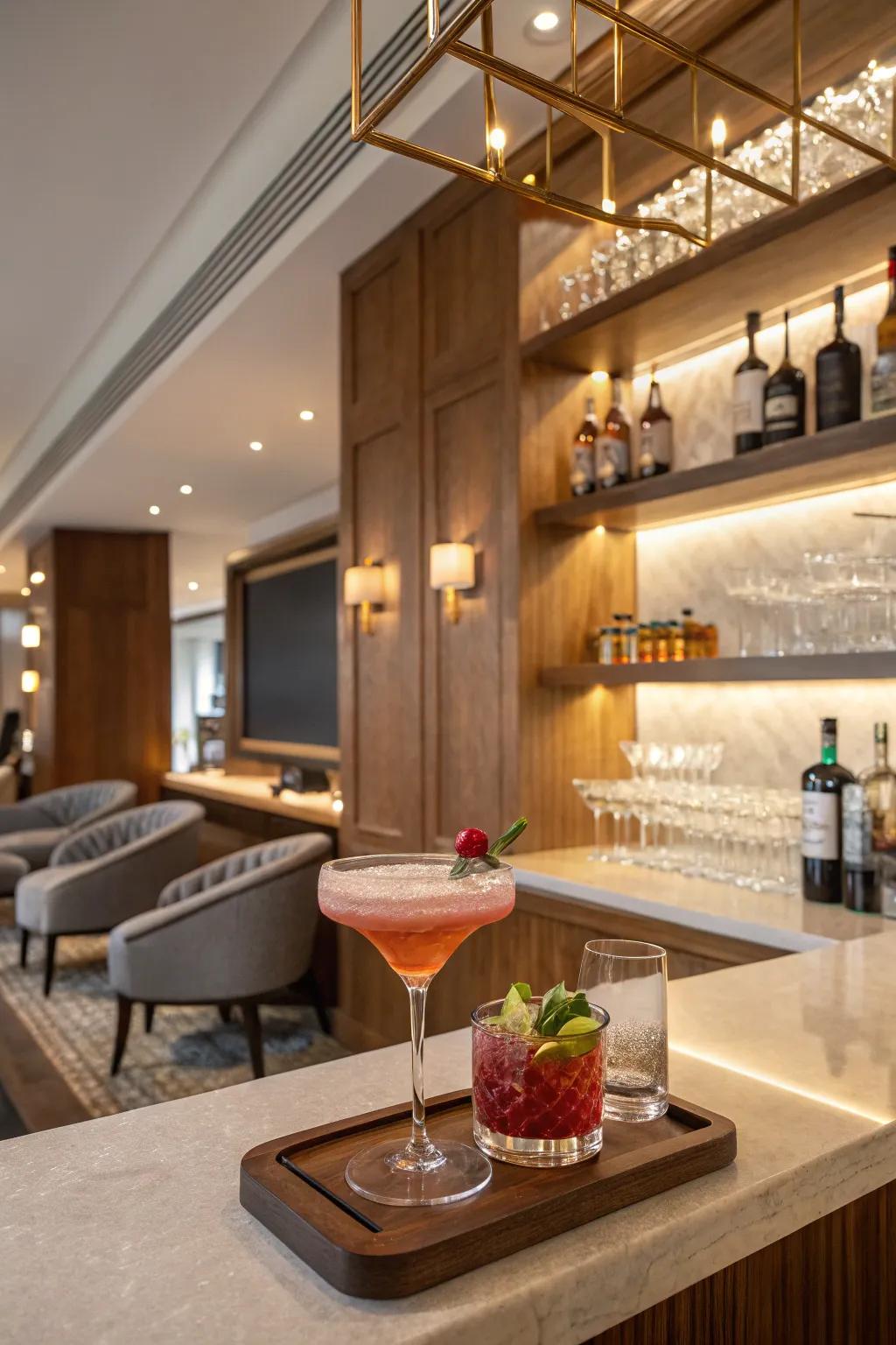 An emblematic cocktail enhances your party&rsquo;s exclusivity.