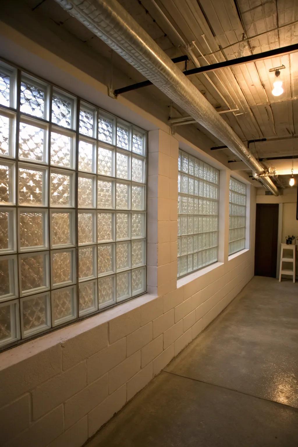 Solid glass windows let in light and air while improving your basement&rsquo;s security.
