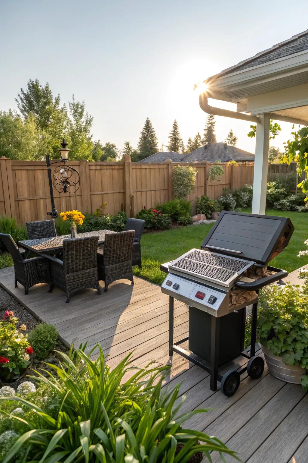 Harness the power of the sun with an eco-conscious solar grill.