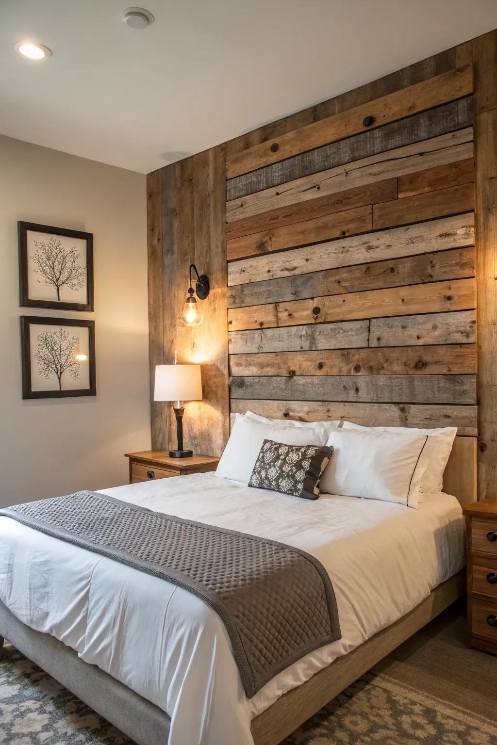 Uncommon materials introduce interest and originality in your personal space.