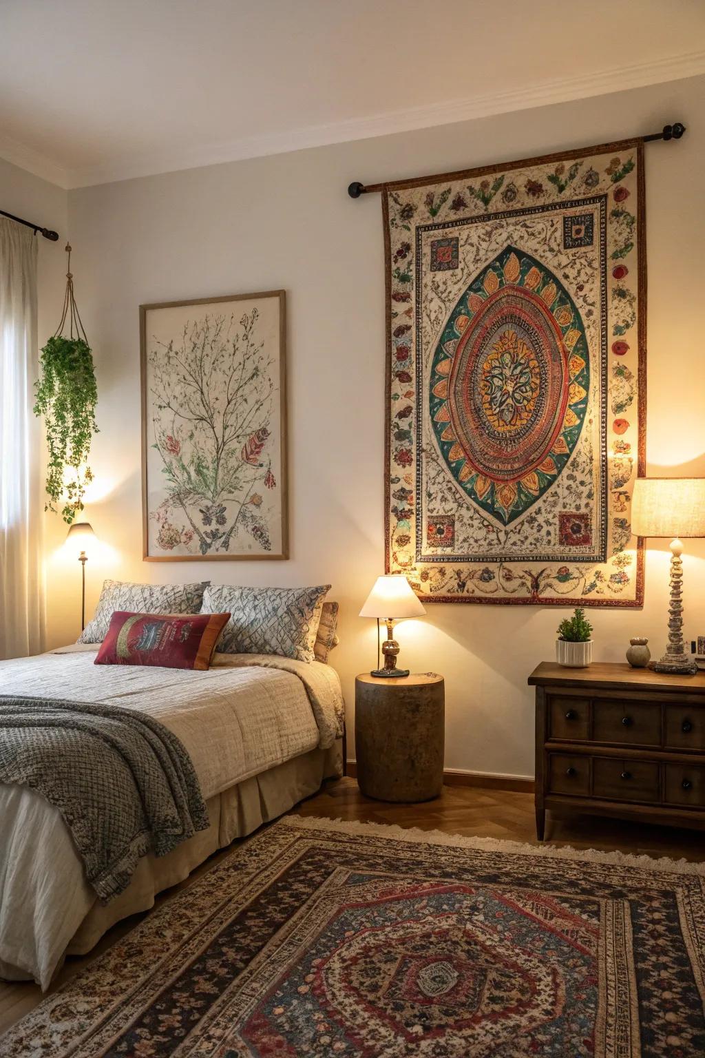 Frame your fabric art for an artful statement.