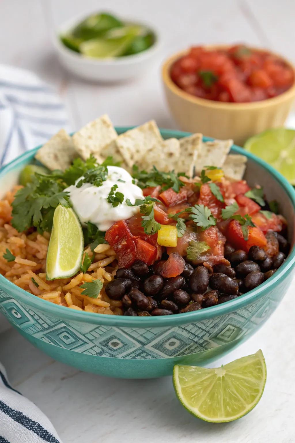 Brighten your morning with a Mexican grain bowl.