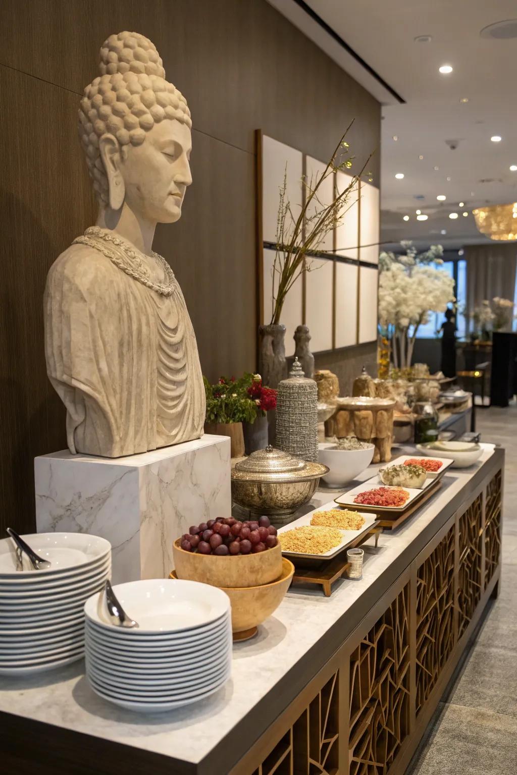 Your centerpiece, setting the stage.