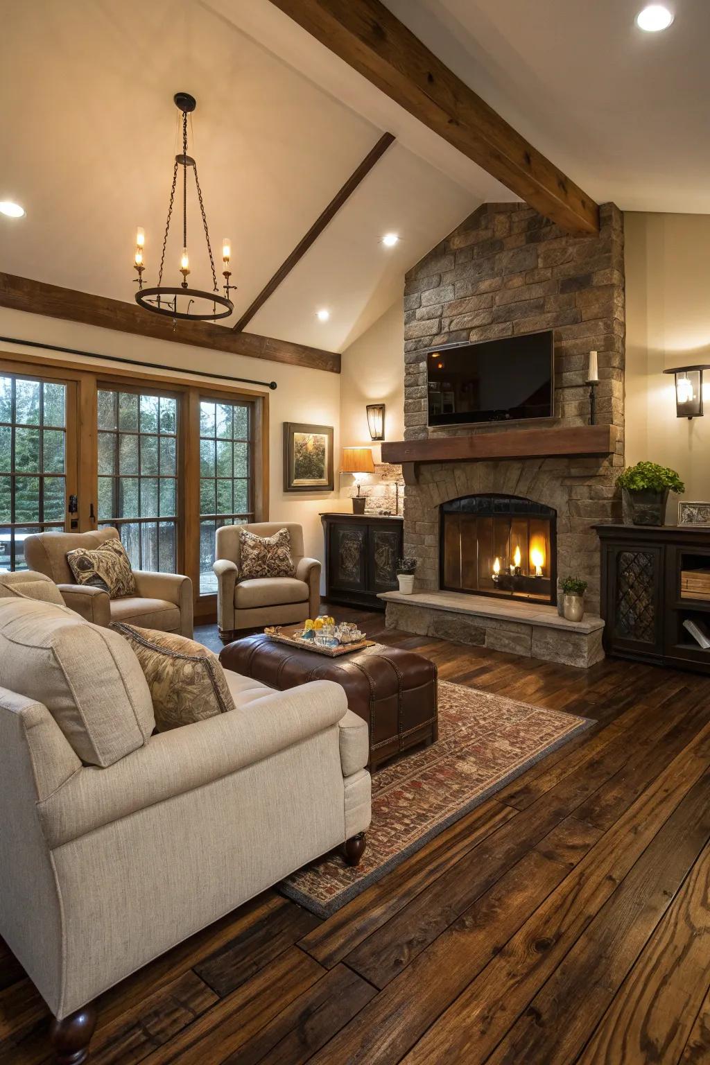 Repurposed lumber: vintage charm for modern homes.