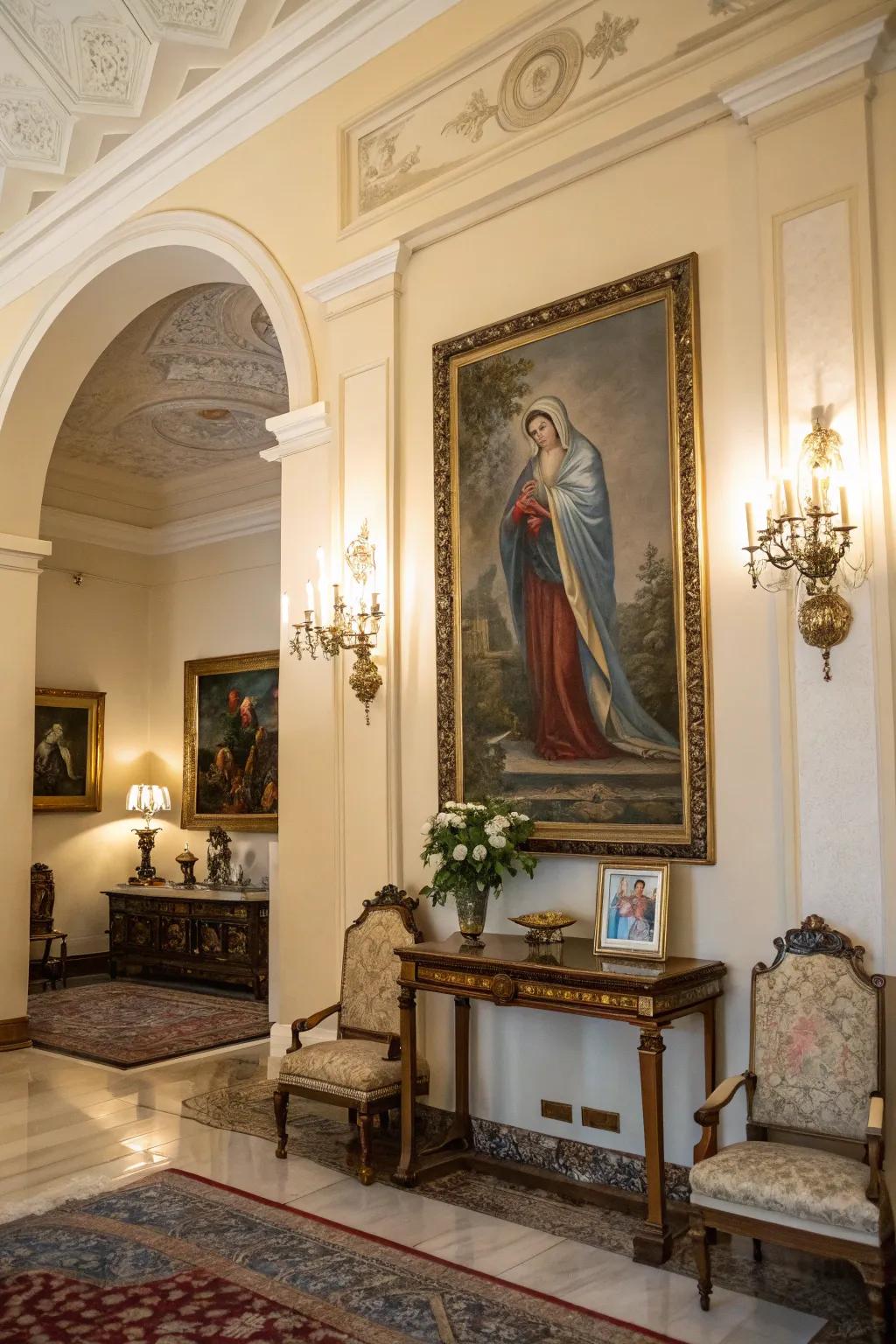 Historical art is elegant.