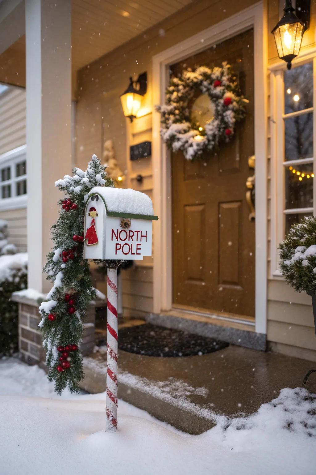 A magical postbox for all of Santa's letters.