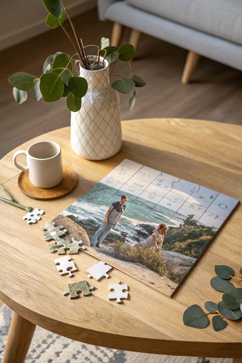 Convert cherished memories into a delightful jigsaw surprise for unforgettable game evenings.