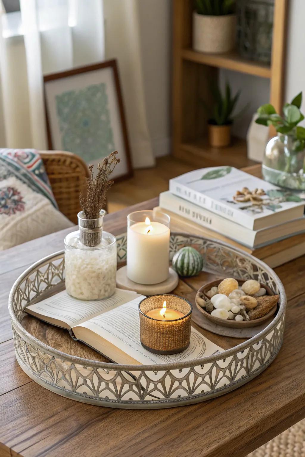 Trays apply arrangement and grace to your table compilation.