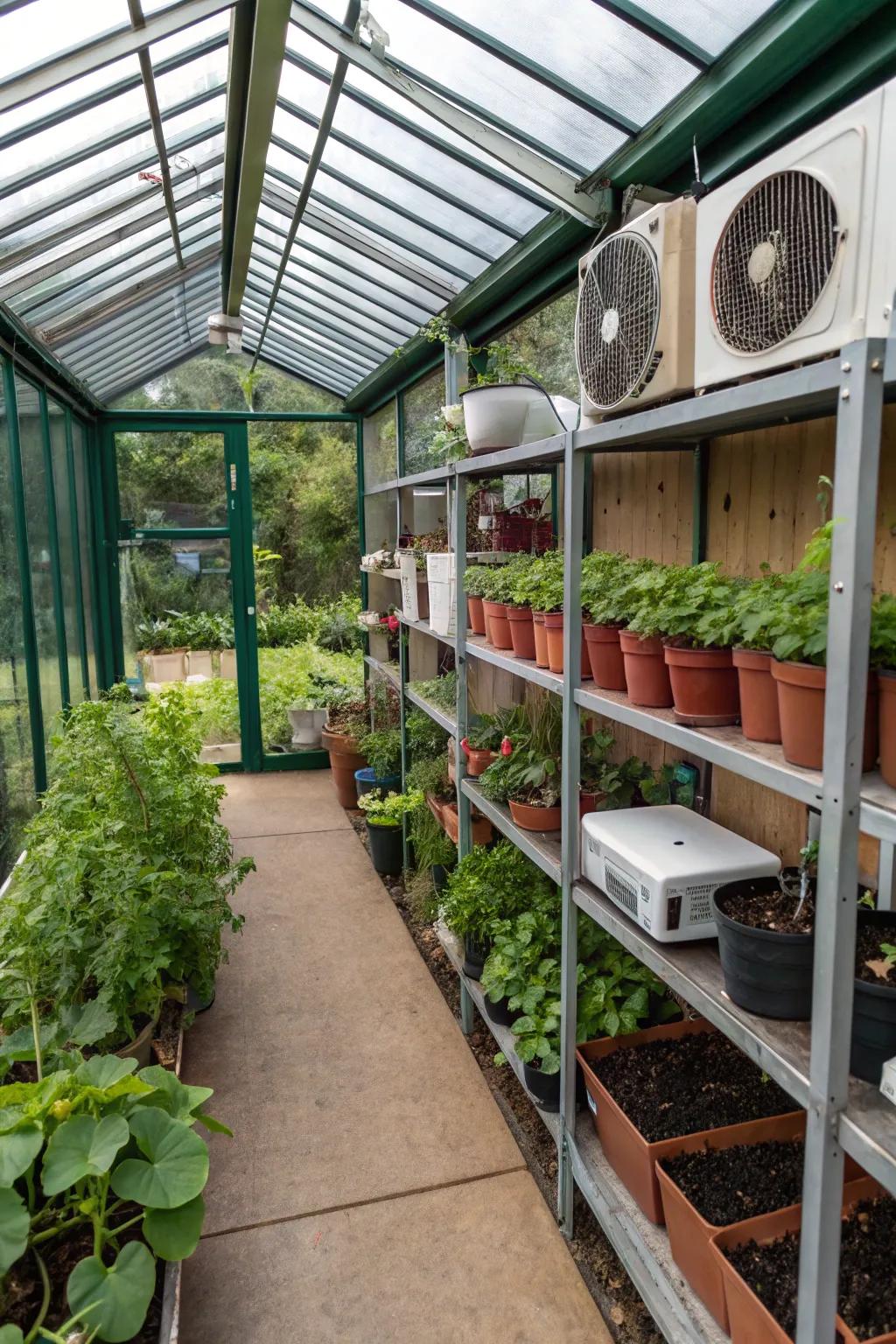 Nurture your green thumb in a shed greenhouse.