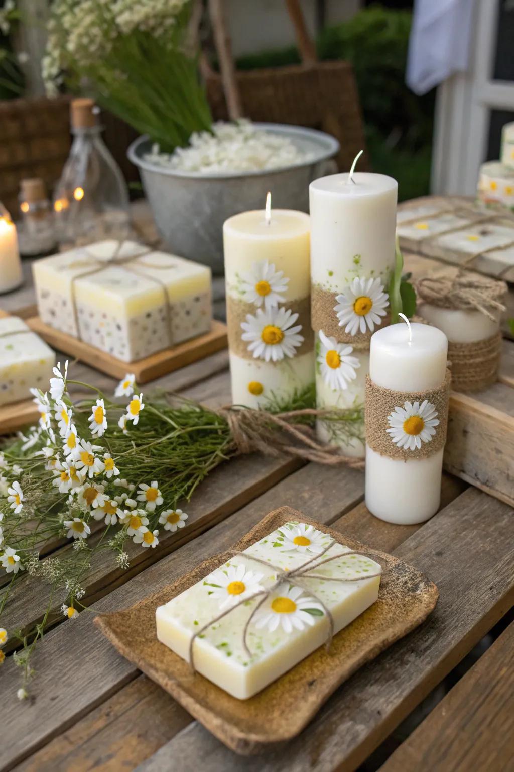 Show your appreciation with daisy-themed favors.