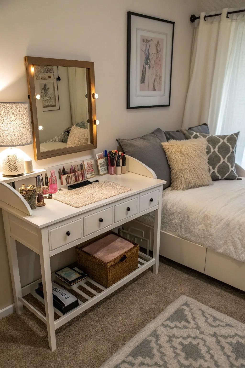 Furniture that does more than one thing helps you get the most out of small spaces.