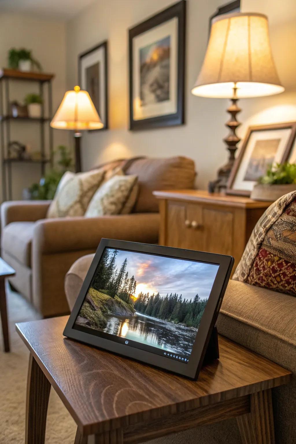 Transform your space with digital art displays.