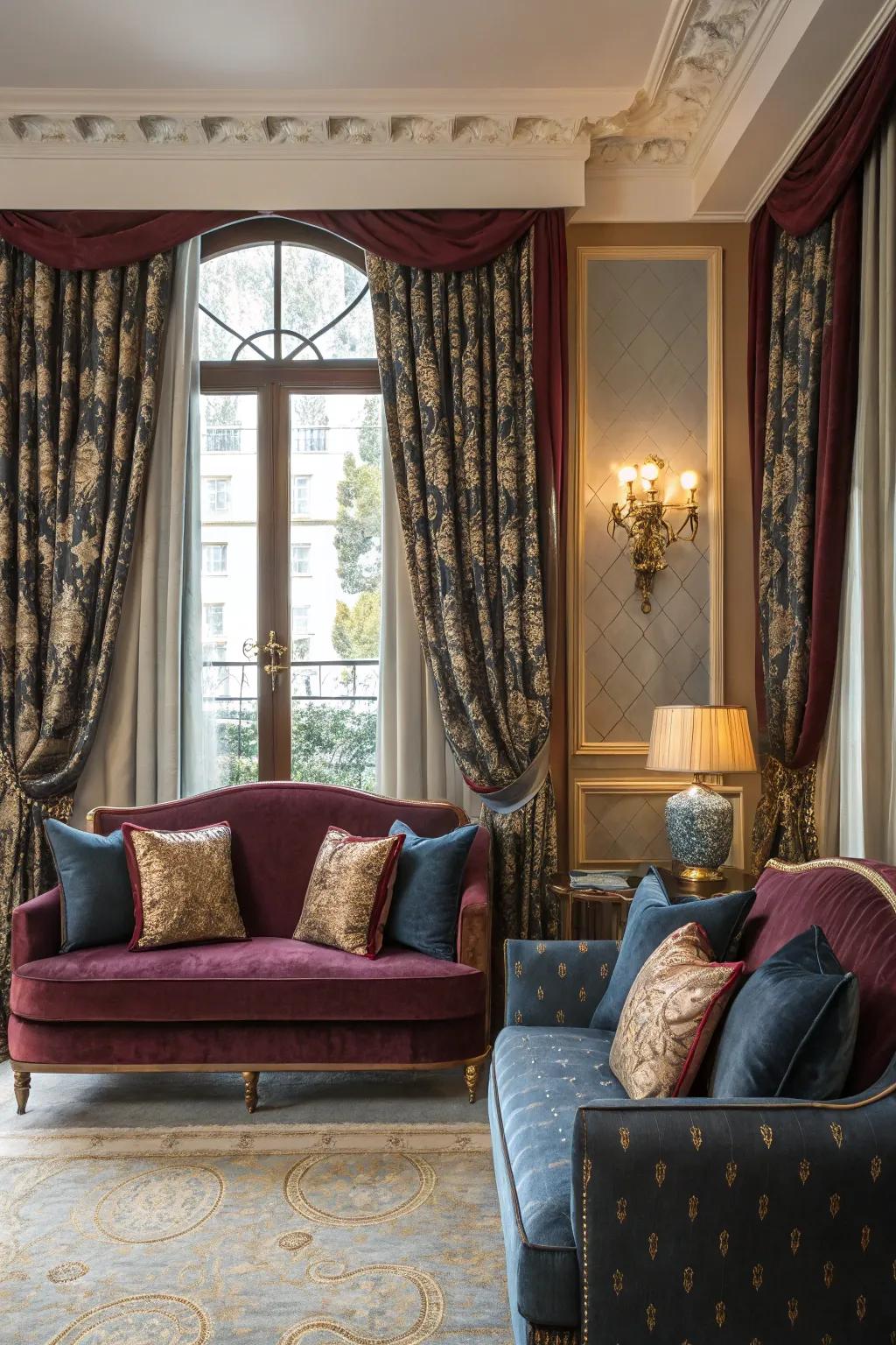Soft materials and designs give the room a special feel.