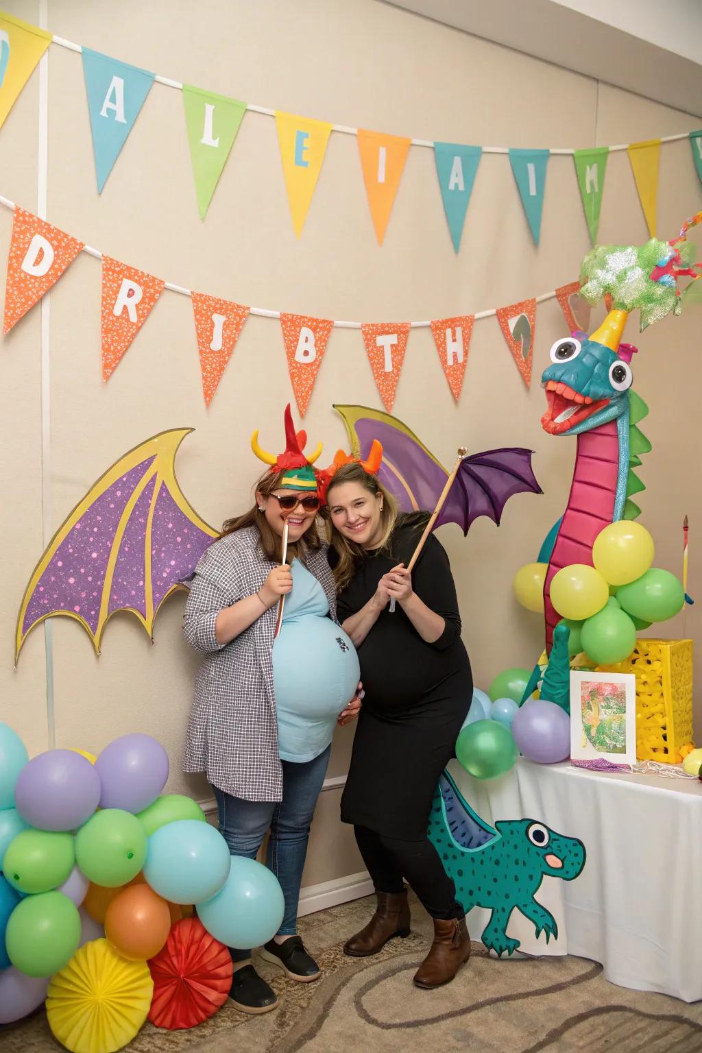 A dragon-inspired photo spot invites visitors to seize enjoyable memories.