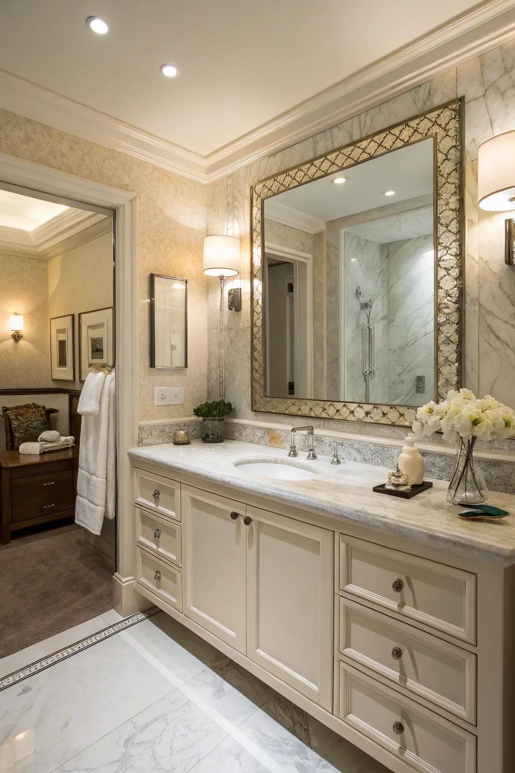 A makeup spot adds an extra bit of luxury and function.