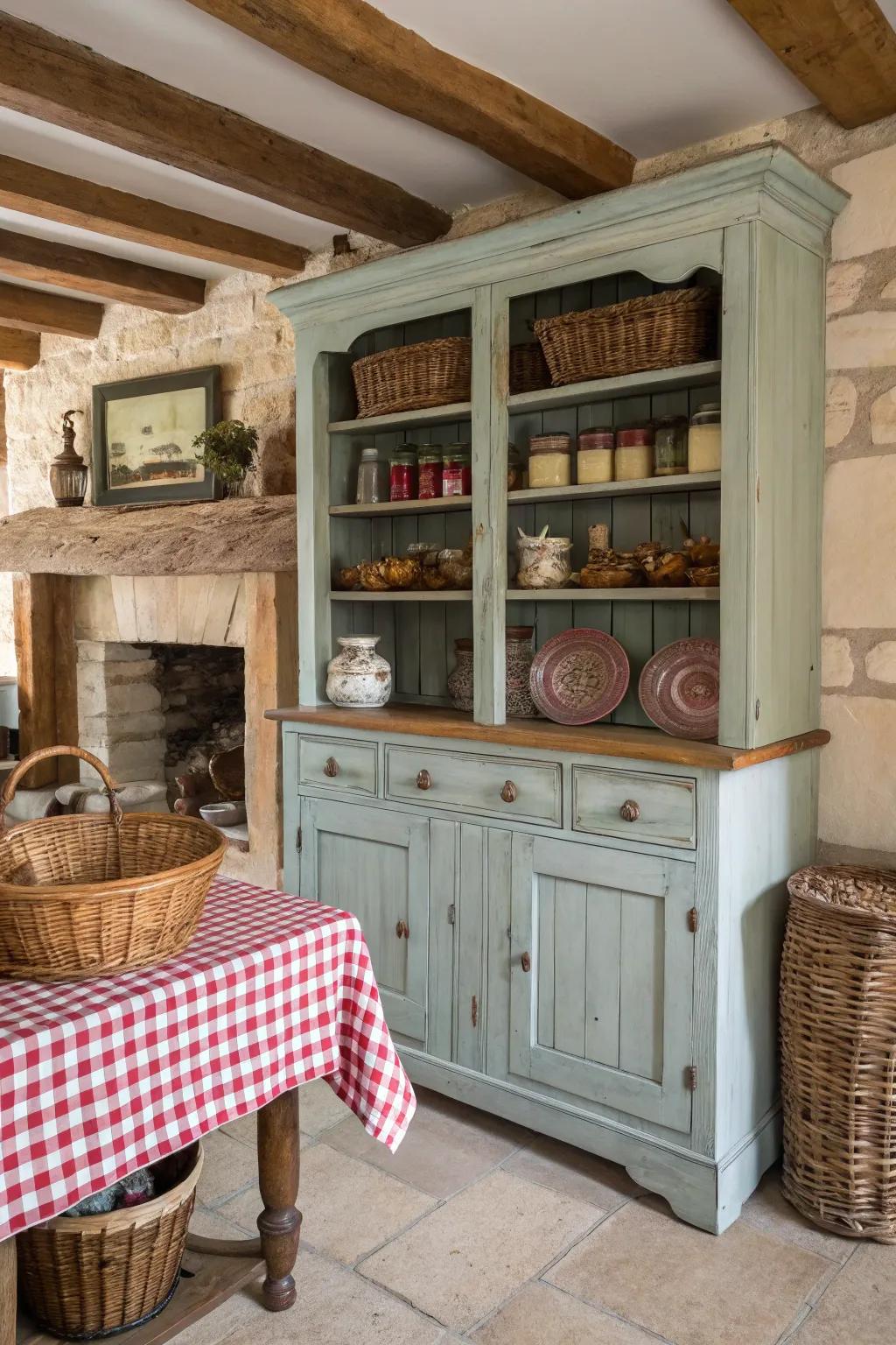 Revive vintage furniture with chalk paint for added charm.