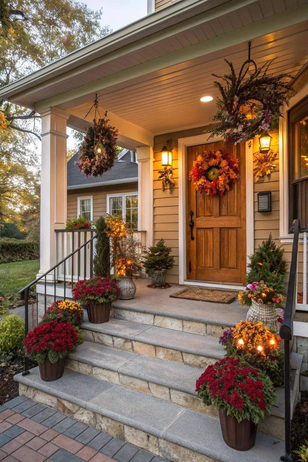 Seasonal design keeps your porch fresh all year round.