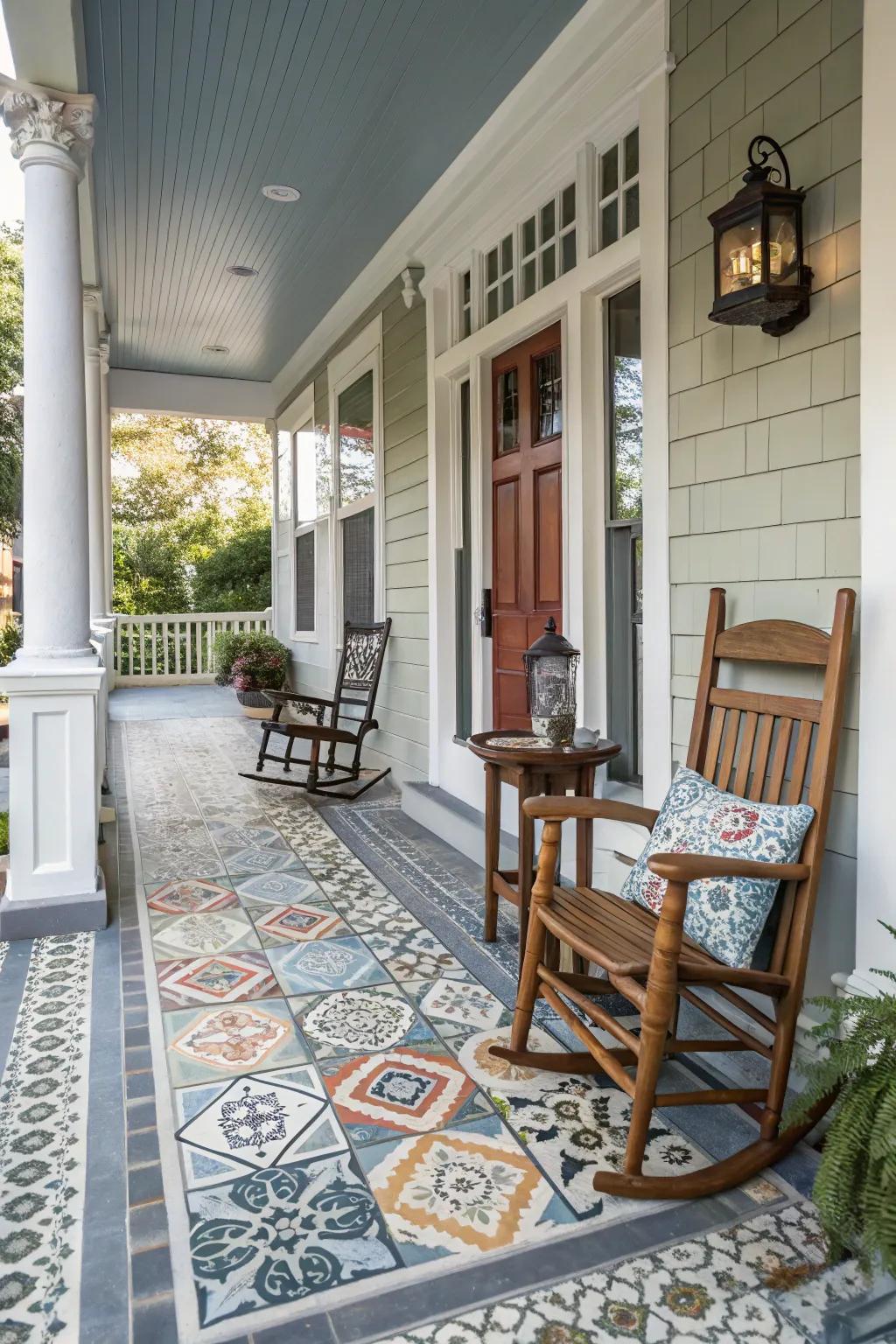 Transitional aesthetics seamlessly blend modern and traditional aspects.