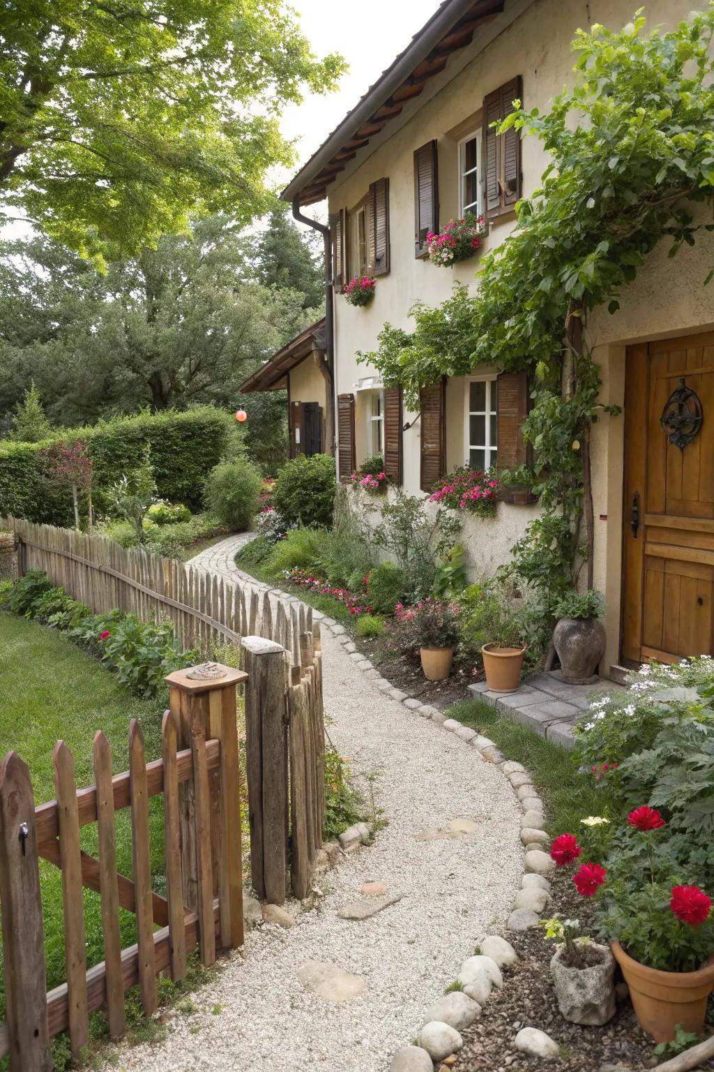 A thematic design can infuse a sense of harmony into your yard.