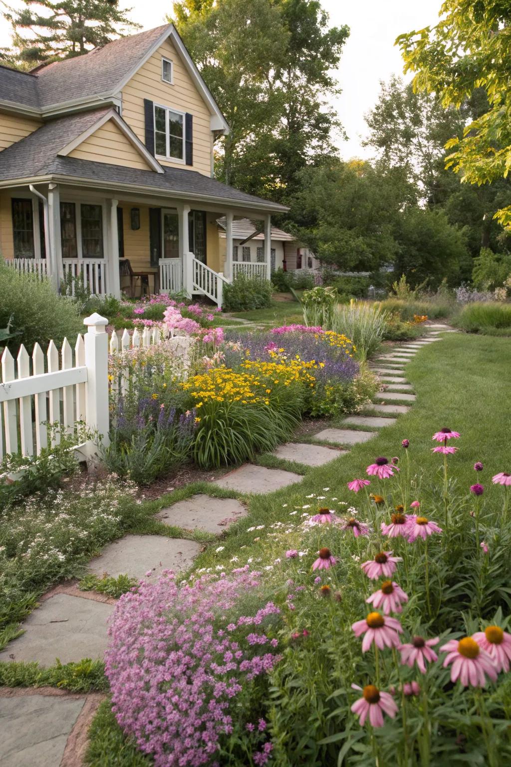 A cohesive mix of formal and informal settings.