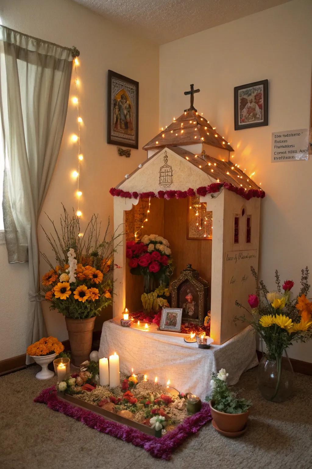 A sustainable yet breathtaking compressed board place of worship design.