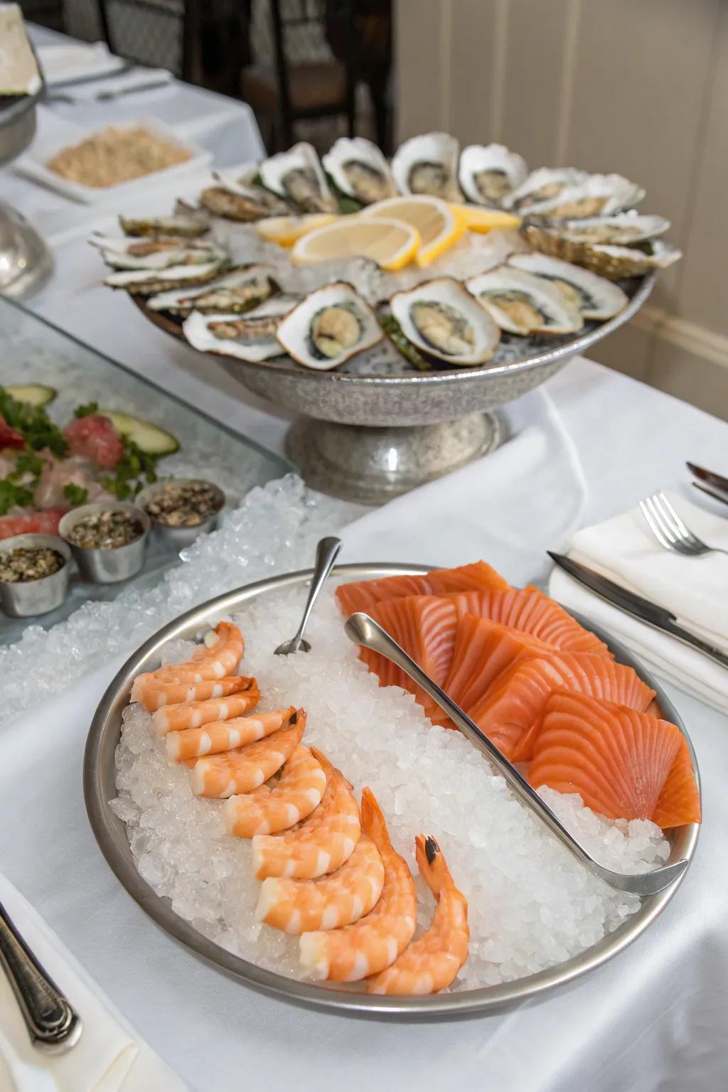 An elegant ocean fare surprise that adds a dash of luxury.