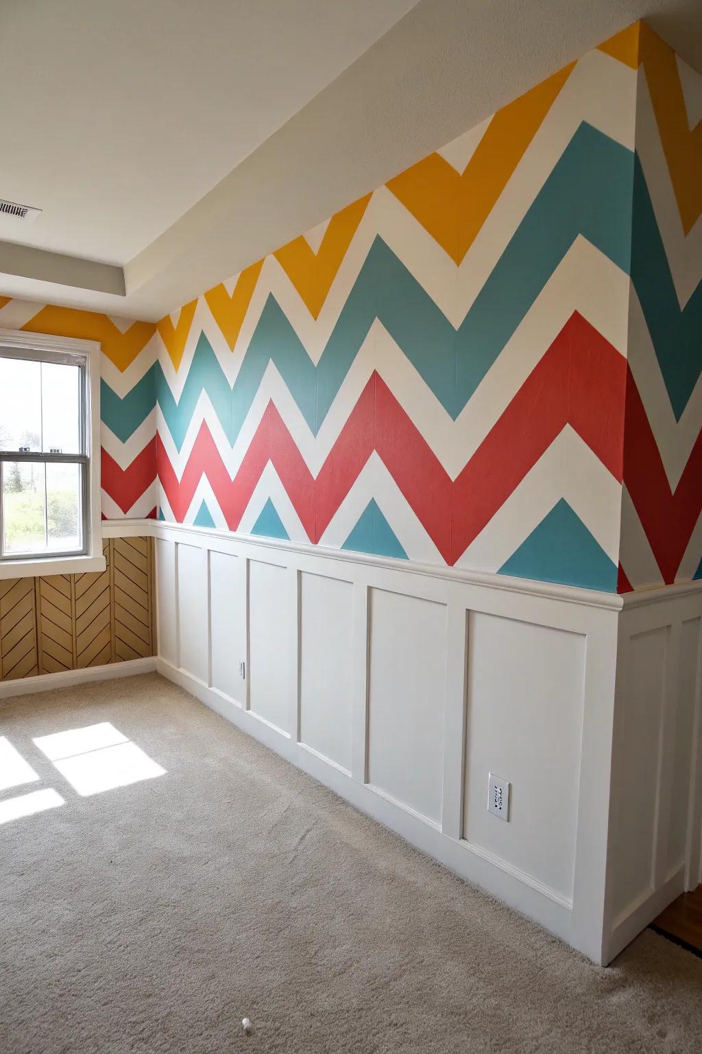 Create an impression through composed panels.