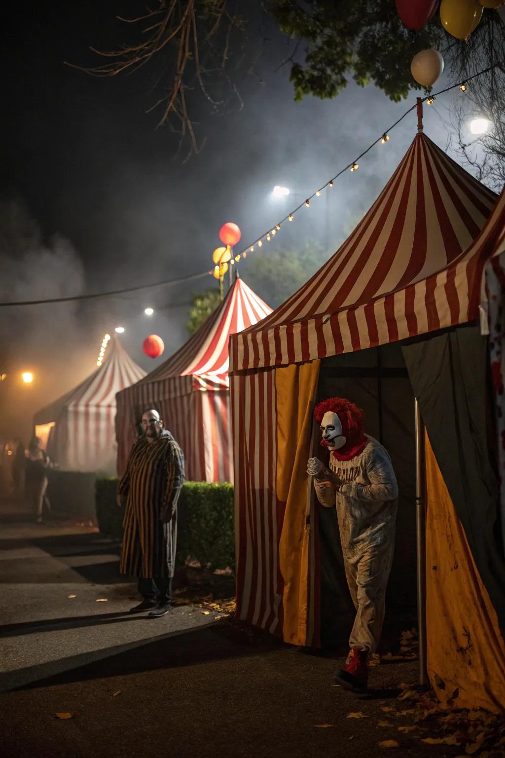 Walk right up to a chilling amusement park of fear.