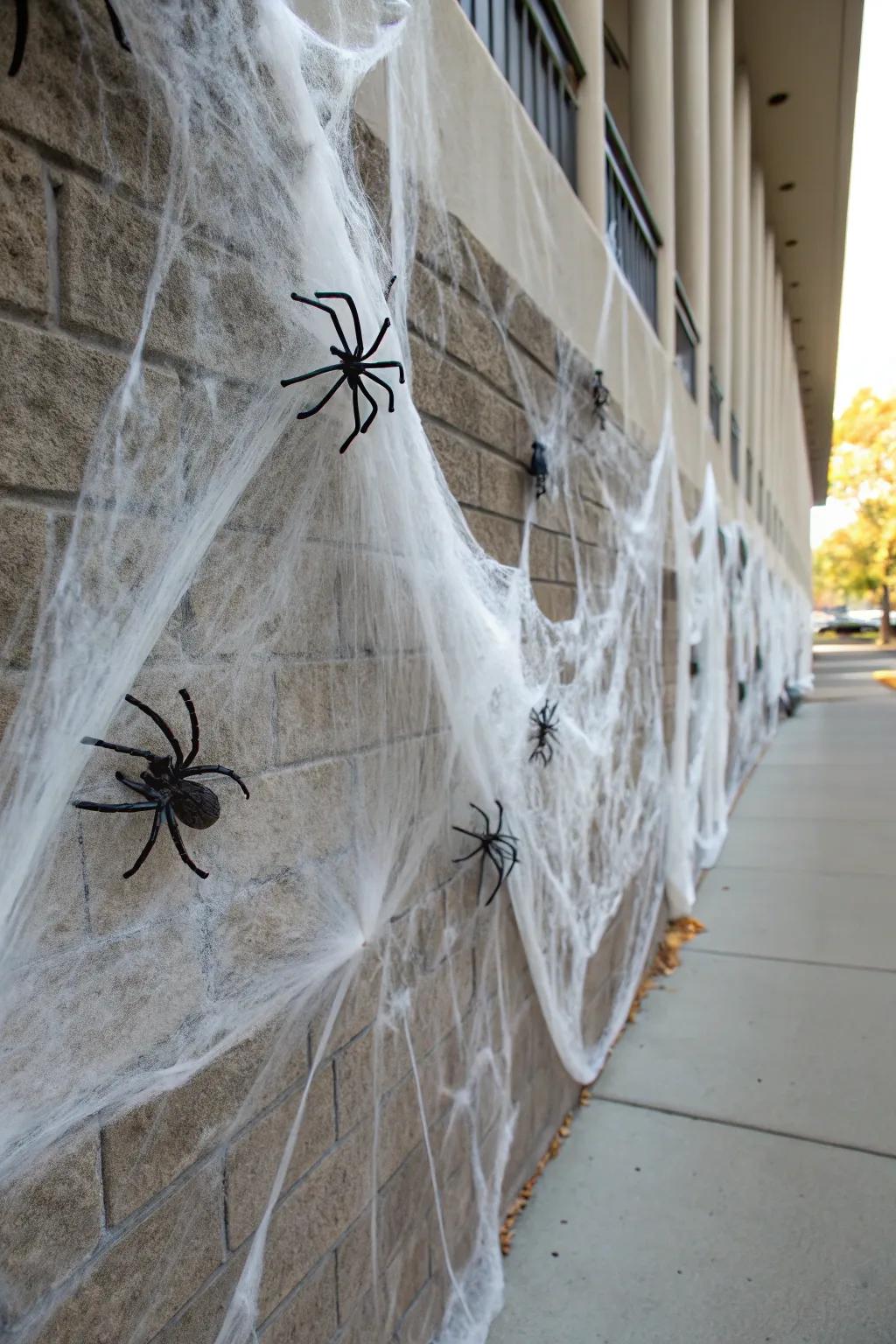 Crawler webs are a quintessential and creepy Halloween staple.